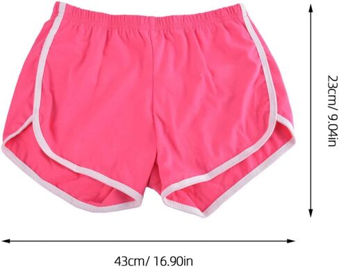 PartyKindom Women’s Yoga Shorts and Beach Shorts 5pcs, Cotton Blend, Mixed Colors, Size S, Activewear for Summer Sports and Leisure Random Color in Kuwait