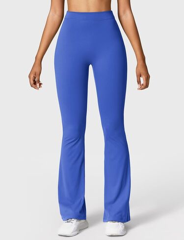 Scrunch Flare Leggings Daze V Back Butt Lifting Wide Leg High Waist 31.5" Gym Workout Yoga Pants in Kuwait