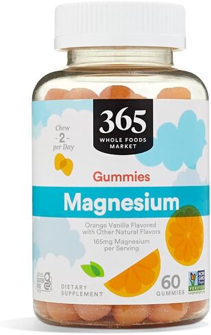 365 من Whole Foods Market، علكات المغنيسيوم، 60 قطعة in Kuwait