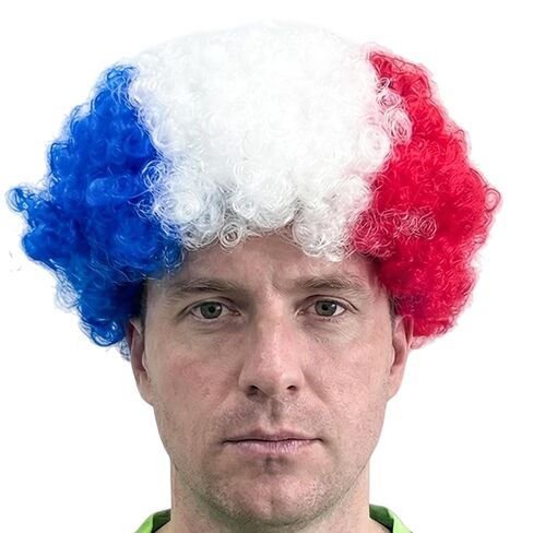 World Cup Apparel National Flag Costume Wigs for Men Women 2026 World Cup Merchandise Colorful Wigs (USA) in Saudi Arabia