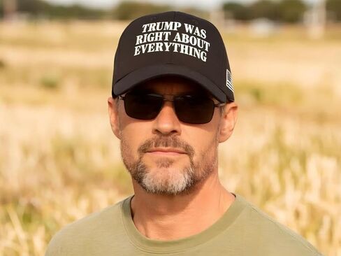 Trump was Right About Everything Hat MAGA Donald Trump 2024 45-47 with USA Flag Baseball Cap Black in Saudi Arabia