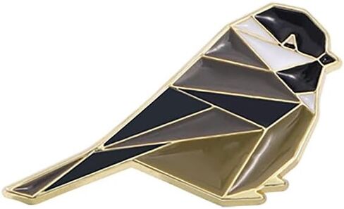 Bird Brooches Pin for Men Women Gold Tone Enamel Sparrow Bird Animal Brooch Lapel Pin Accessory for Clothing Bags Hats in Saudi Arabia