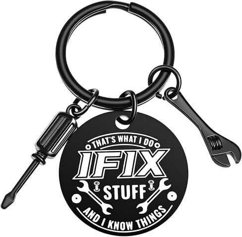 Mechanic Gifts for Men Cool Keychains Funny Keychains for Men Maintenance Appreciation Gifts for Worker Engineer Boyfriend Husband Dad Keychain Birthday Valentines Father's Day Presents in Saudi Arabia