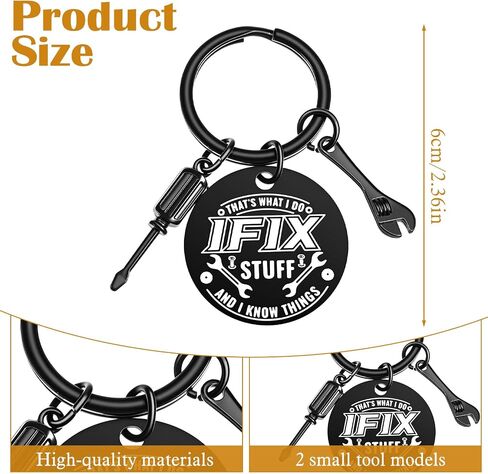 Mechanic Gifts for Men Cool Keychains Funny Keychains for Men Maintenance Appreciation Gifts for Worker Engineer Boyfriend Husband Dad Keychain Birthday Valentines Father's Day Presents in Saudi Arabia