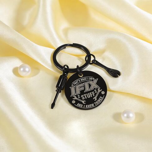 Mechanic Gifts for Men Cool Keychains Funny Keychains for Men Maintenance Appreciation Gifts for Worker Engineer Boyfriend Husband Dad Keychain Birthday Valentines Father's Day Presents in Saudi Arabia