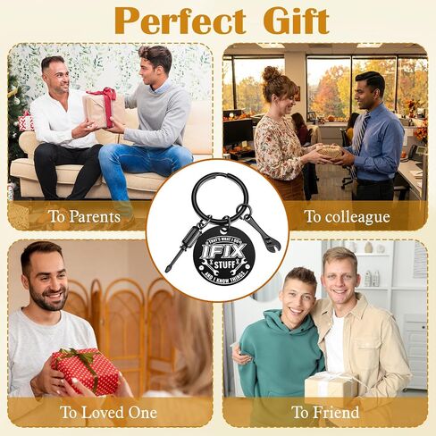 Mechanic Gifts for Men Cool Keychains Funny Keychains for Men Maintenance Appreciation Gifts for Worker Engineer Boyfriend Husband Dad Keychain Birthday Valentines Father's Day Presents in Saudi Arabia