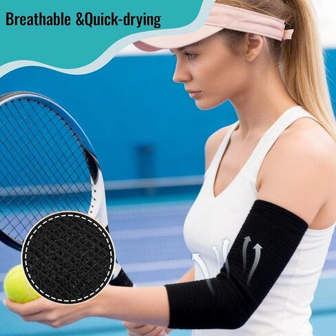 2"× 6 Pack Black Self Adhesive Bandage Wraps for Sports,Tattoo,Cohesive Bandages,Atheletic Tape for Wrist, Ankle, Hand, Leg,Black,Vet Wrap in Kuwait
