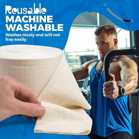 Elastic Tubular Support Bandage Size C, 10M Box - Natural Color (2.75" X 33 feet) for Large Knee Support Bandage -Medium Thigh, Cotton Spandex in Kuwait