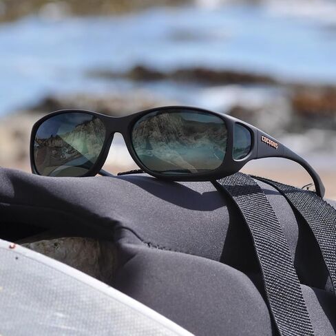 Cocoons Photochromic Polarized Fitover Mx Styleline C702GPC Polarized Rectangular Sunglasses in Saudi Arabia