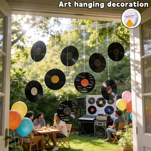 CSCHENGO 12 Inch Blank Vinyl Records Kit - 7 PCS Double-Sided Fake Records with 14 Retro & Blank Labels, 14 Pens, Wall/Shelf Decor, Guestbook Record Decor for DIY Weddings Birthdays Christmas in Saudi Arabia