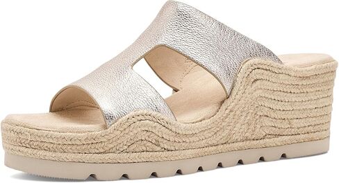 VANELi Womens Cyril Espadrille Casual Sandals Casual Mid Heel 2-3" - Beige, Silver in Kuwait