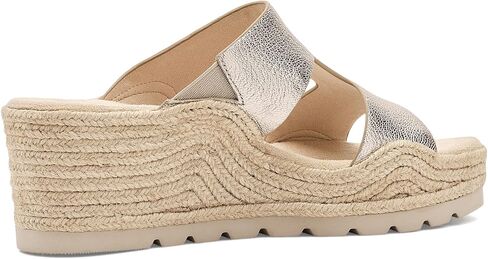 VANELi Womens Cyril Espadrille Casual Sandals Casual Mid Heel 2-3" - Beige, Silver in Kuwait
