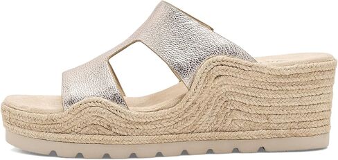 VANELi Womens Cyril Espadrille Casual Sandals Casual Mid Heel 2-3" - Beige, Silver in Kuwait