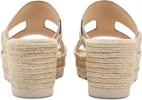 VANELi Womens Cyril Espadrille Casual Sandals Casual Mid Heel 2-3" - Beige, Silver in Kuwait