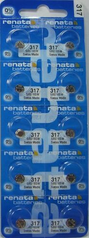 Renata 317 SR516SW SP317 V317 D317 616 Silver Oxide Mercury Free Electronic Batteries x 10 in Saudi Arabia