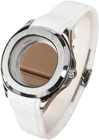 42 مللي متر الكلاسيكية 316L الفولاذ المقاوم للصدأ SKX ساعة علبة الياقوت الزجاج ل NH35/36/38/70/72 4R36 7S26 أجزاء الحركة in Kuwait