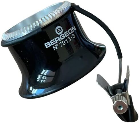 Bergeon 7913-1.5 Watchmaker Removable Eyeglass with Clip for Glasses in Kuwait