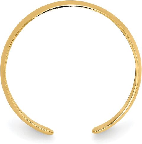 Saris and Things 14K Yellow Gold High Polished Toe Ring in Saudi Arabia