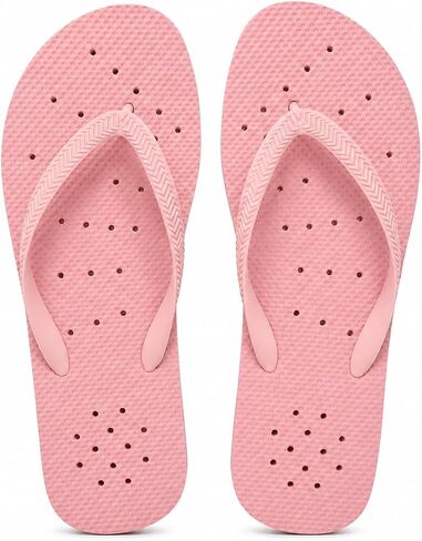 Shower Shoes Women with Arch Support Non-Slip Flip Flop Sandals for Public Shower Bathroom Pool Beach Quick Dry with Drain Holes in Kuwait