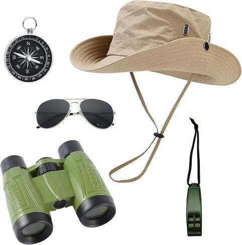 Xerteam Women's Safari Costume Set 5 Pcs Safari Cosplay Costume Adult Zoo Keeper Outfit for Halloween Cosplay Rave Party in Saudi Arabia