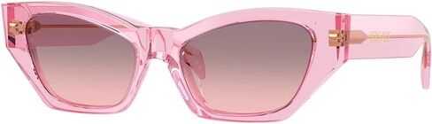 Versace VE 4488U 53705M Transparent Rose Plastic Cat-Eye Sunglasses Rose Gradient Lens in Kuwait