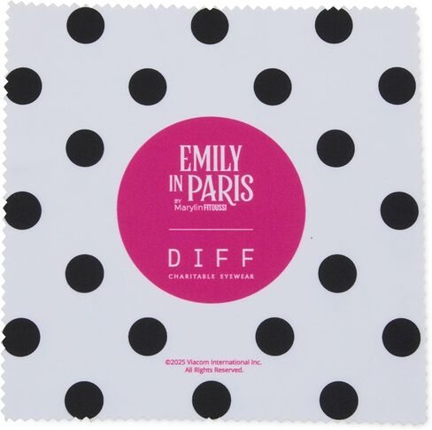 DIFF Emily in Paris | Mindy Cat Eye Designer Sunglasses for Women | UV400 Protection | Rouge Vogue + Warm Brown in Kuwait