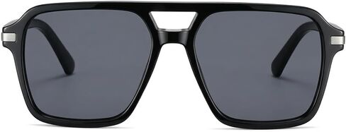 نظارات شمسية كلاسيكية كلاسيكية طراز Aviator للنساء والرجال مربعة وجسر مزدوج للحماية من الأشعة فوق البنفسجية، ظلال كلاسيكية من التسعينيات in Kuwait