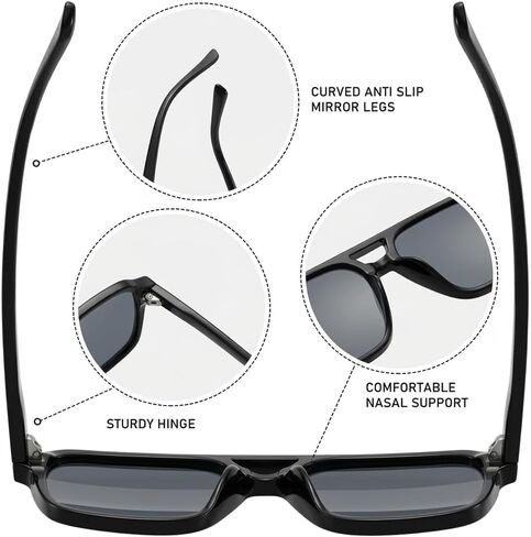 نظارات شمسية كلاسيكية كلاسيكية طراز Aviator للنساء والرجال مربعة وجسر مزدوج للحماية من الأشعة فوق البنفسجية، ظلال كلاسيكية من التسعينيات in Kuwait