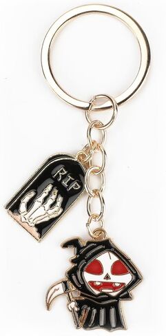 Halloween Decorations Halloween Keychain Pumpkin Ghost Black Cat Keychains Gifts for Women Boo Keychain in Saudi Arabia