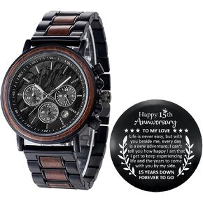 15 Years Anniversary for Men Gifts,15th Wedding Anniversary Keepsake for Husband,Crystal Anniversary Marriage Presents for Him in Saudi Arabia