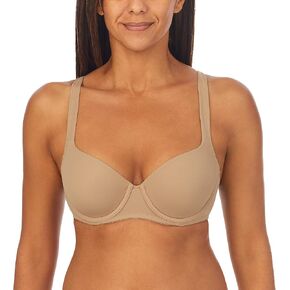 COMPANY ELLEN TRACY Women's Lightly Lined Underwire Full Coverage T-Shirt Bra with Adjustable Straps - Brown, 36C in Kuwait