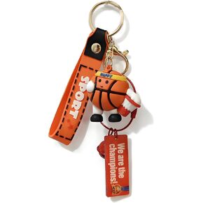 3D Basketball Keychain Gifts for Coach,Sports Fan Bag Charm Champions MVP Key chain for Men, Women,Boys Girls Sports Enthusiast Team Gift in Saudi Arabia