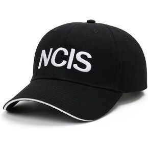 NCIS Baseball Cap Hat Adult Women Men Adjustable Black Cotton Embroidered Hat in Saudi Arabia
