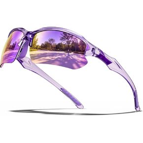 KUGUAOK Women's Polarized Sports Sunglasses for Running & Pickleball UV Protection Sun Glasses Lightweight Frame Shades in Saudi Arabia