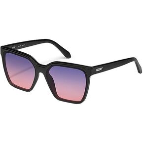 QUAY - Women's Level Up Sunglasses, Square Lenses with UV Protection, Oversized Sunglasses in Saudi Arabia