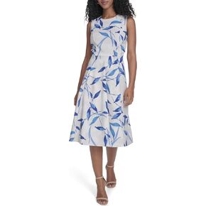 Calvin Klein Sleeveless Floral Fit and Flare in Saudi Arabia