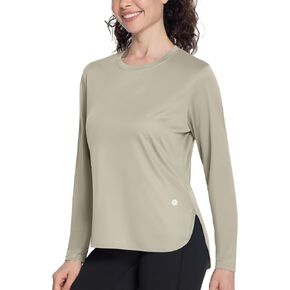 Roadbox Women's UPF 50+ Sun Protection Shirts, Long Sleeve Quick Dry Swim Rash Guard, Lightweight Workout Running Hiking Tops in Kuwait