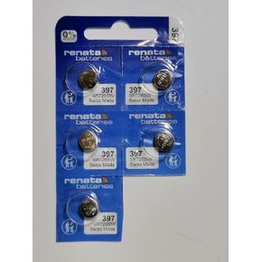 Renata 397 Button Cell watch battery, 5 Batteries in Saudi Arabia