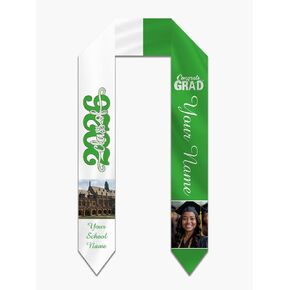 Personalized Graduation Stole Sash Custom Class of 2026 Congratulation Graduation Gifts with Photo in Saudi Arabia