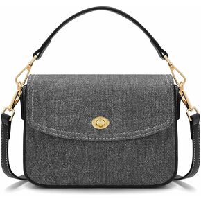 Shoulder Crossbody Purse - Trendy Canvas Women's Shoulder Handbags with Adjustable Strap in Saudi Arabia
