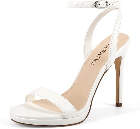 Platform Heels for Women Stiletto High Heel Platform Sandals Womens Open Toe Ankle Strap Wedding Party Elegant Shoes in Saudi Arabia