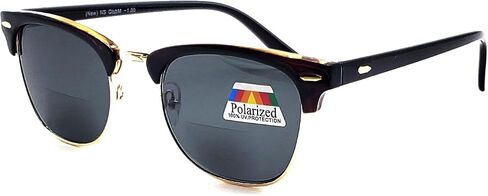 Polarized & Bifocal Sunglasses for Men Women Classic Metal Wire Sun Reader Eyeglasses Outdoor UV100 in Saudi Arabia