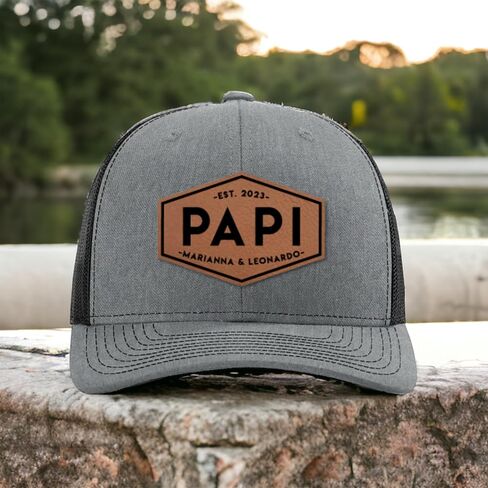 Custom Hat with Names for Papi for Papi from Son, Daughter, Wife, Kids, New Papi for Dad in Saudi Arabia