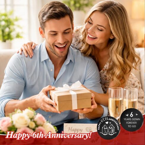 6 Year Anniversary Keepsake Gifts for Him Men 6 Years Down Forever To Go Pocket Hug Keychain for Husband Hubby 6th Anniversary Iron Gifts for Men Pocket Hug Token Iron Wedding Souvenir Coin in Saudi Arabia