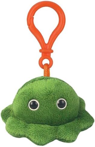سلسلة مفاتيح GIANT MICROBES Booger Plush - تعرف على الجيوب الأنفية لديك مع مشبك حقيبة الظهر الفكاهي هذا، هدية ممتعة للعلماء والأنف والأنف والحنجرة وأي شخص يتمتع بروح الدعابة الصحية in Kuwait