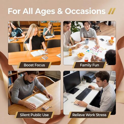 Fidget Keyboard Keychain, New Cute Caramel Bread Desktop Mini Portable Mechanical Unlocking Unzip Key Keycap Clicker for Anxiety Stress Relief in Saudi Arabia
