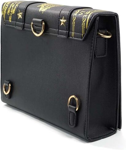 Cute Gothic Book Purse Crossbody for Women Kawaii New Backpack | 3way bag / adjustable shoulder,backpack straps / Black in Saudi Arabia