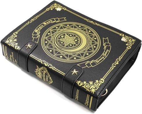 Cute Gothic Book Purse Crossbody for Women Kawaii New Backpack | 3way bag / adjustable shoulder,backpack straps / Black in Saudi Arabia