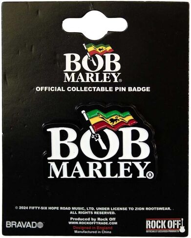 منتجات Rock Off المرخصة رسميًا بشعار Bob Marley مقاس واحد، مقاس واحد in Kuwait