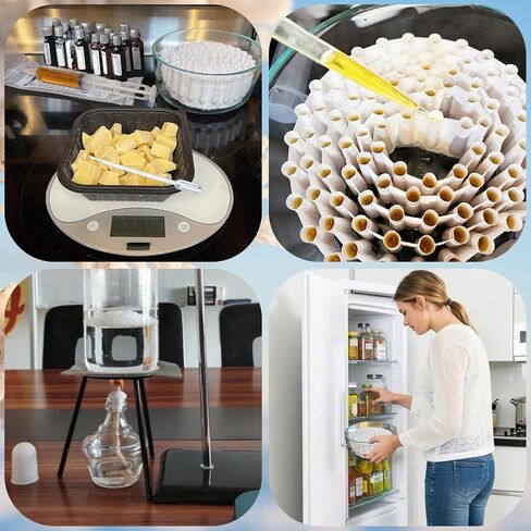 2.4mL Empty Suppository Molds Kit, 200 PCS for DIY Use | ncludes pipettes & gloves for clean filling. Safe, non-toxic empty molds designed for personalized DIY crafting. in Saudi Arabia